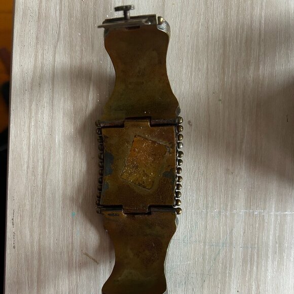 Vintage Handmade Turquoise Bracelet - Picture 6 of 6